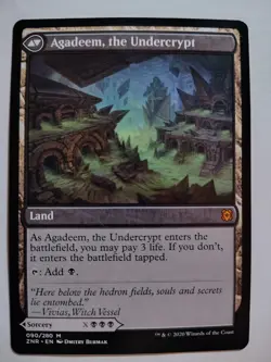 x1 Agadeem's Awakening Agadeem, the Undercrypt M MTG Zendikar Rising M/NM, En - Image 2