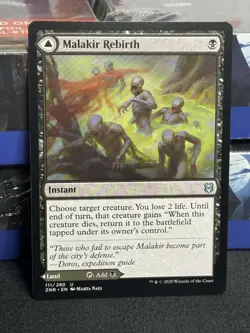 Malakir Rebirth / Malakir Mire MTG Zendikar Rising ZNR Unplayed NM # 111 - Image 1