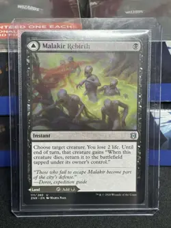 Malakir Rebirth / Malakir Mire MTG Zendikar Rising ZNR Unplayed NM # 111 - Image 3