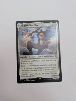 MTG - Cid, Freeflier Pilot - Commander: Final Fantasy NM/M Condition - Image 1