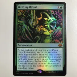 Birthing Ritual NM - Foil Modern Horizon 3 #146 Mtg Tcg - Image 3
