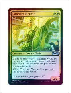 1x Conclave Mentor, Foil, Magic the Gathering MTG NM - Image 1