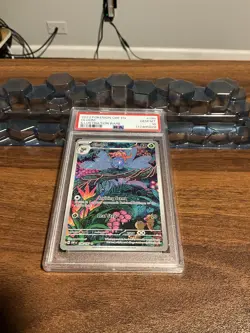 Gloom Sv03: Obsidian Flames Holo Illustration Rare Pokemon Card 198/197 PSA 10 - Image 1