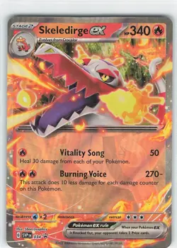 Skeledirge ex 034 Black Star Promo SVP034 Ultra Rare Pokemon TCG Card NM/MINT - Image 1