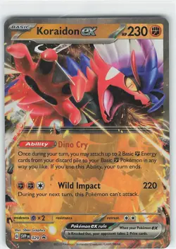 Koraidon ex Black Star Promo SVP 029 Pokemon Scarlet & Violet - Image 1