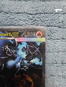 Pokemon Mega Charizard X EX 125/094 PFL Rare Foil Flame TCG Card - Image 2