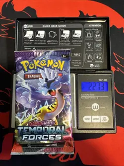 22.73g HEAVY - Pokemon TCG S&V Temporal Forces Booster Pack Sealed / Semi GoDU - Image 1