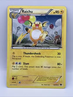 Raichu 40/99 Cosmos Holo Next Destinies Pokemon - Image 1