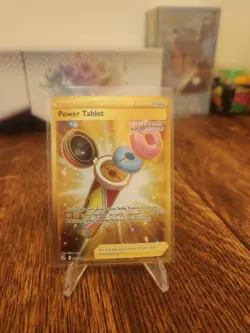 Power Tablet Trainer 281/264 Secret Rare Gold Pokemon 2021 Fusion Strike Mint - Image 1