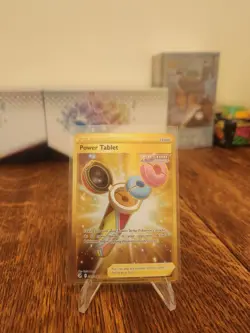 Power Tablet Trainer 281/264 Secret Rare Gold Pokemon 2021 Fusion Strike Mint - Image 2