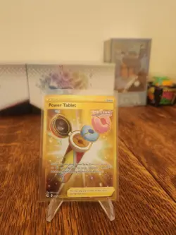 Power Tablet Trainer 281/264 Secret Rare Gold Pokemon 2021 Fusion Strike Mint - Image 3