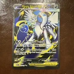 Pokemon TCG Mega Absol EX 161/132 MEGN Full Art Ultra Rare Darkness Holo 280HP - Image 1