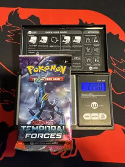22.80g HEAVY - Pokemon TCG S&V Temporal Forces Booster Pack Sealed / Semi GoDU - Image 1