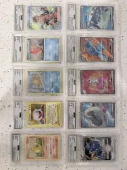 Pokemon AGS Slabs 10 & 9.5 Slabs. 10 Slab Bundle . - Image 1