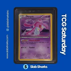 2013 POKEMON BLACK & WHITE PLASMA BLAST #37/101 MESPRIT HOLO - Image 1