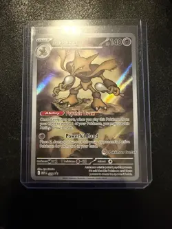 Alakazam 009 Mega Evolutions Black Star Promo Pokemon Center stamp - Image 3