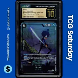 2025 ONE PIECE ANIME 25TH COLLECTION #EB02-048 BROOK ALTERNATE ART CGC 10 - Image 1