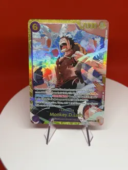 Namco Monkey.D.Luffy EB02-061 Reprint Foil Secret Rare One Piece CCG 7000 Power - Image 1