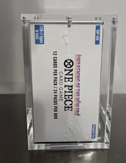 One Piece EN OP-05 Awakening of the New Era Booster Box Sealed w/ Acrylic Case + - Image 2