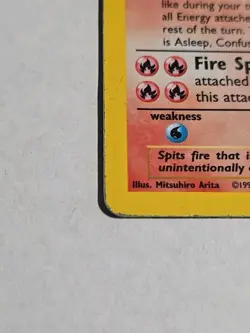 1999 Holo Rare Charizard 4/102 Base Set Pokemon TCG Card MP Very Good - Image 5