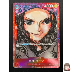 [NM] Nico Robin ONE PIECE Card Japanese OP01-017 R FILM RED Finale Set 14F51 - Image 1