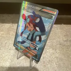 Pokemon Skyla Full Art Boundaries Crossed Card 149/149 LP - Image 2