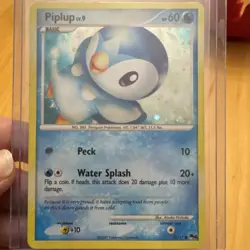 Pokemon TCG Piplup Pokemon Promos DP03 Holo Promo 60HP 2007 English Card - Image 1