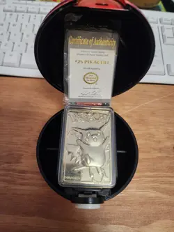 1999 BK 23K Gold Plated Pokemon Pikachu Trading Card - Image 4