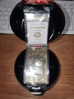 1999 BK 23K Gold Plated Pokemon Pikachu Trading Card - Image 5