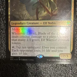 Lathril, Blade of the Elves Kaldheim Commander Rare Foil Card 001 2021 MTG - Image 3