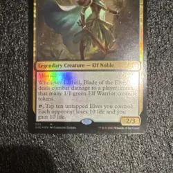 Lathril, Blade of the Elves Kaldheim Commander Rare Foil Card 001 2021 MTG - Image 4