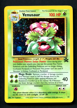 Pokemon Card: VENUSAUR Holo Black Star Promo 13/53 (NM) - Image 1
