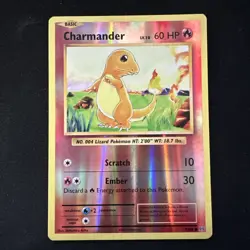 PACK FRESH Charmander 9/108 XY Evolutions Reverse Holo 2016 Pokemon Card LP+ - Image 1