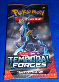 2024 Pokemon S/S Temporal Forces 10 card Booster Pack as pictured - Image 1