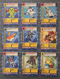 Complete 62 Card Vintage Digimon Battle Series 1 Starter Deck Set Saberleomon ++ - Image 3