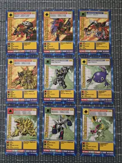Complete 62 Card Vintage Digimon Battle Series 1 Starter Deck Set Saberleomon ++ - Image 4