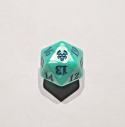 1x Theros Beyond Death Oversized 20-Sided Spindown Dice Magic MTG Life Counter - Image 1