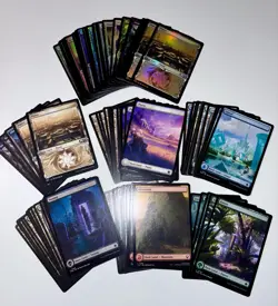 Magic The Gathering 100+ Foil & Full Art Lands Lot. LP-NM - Image 3