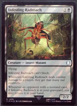 Infesting Radroach - 574 Surge Foil MTG Fallout - Image 1