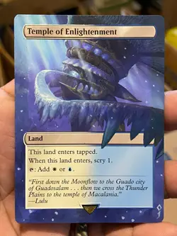 Temple of Enlightment MTG Final Fantasy Hand Painted Extended Altered Art Jeckho - Image 2