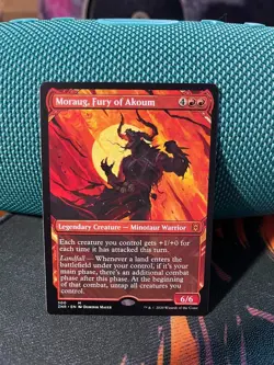 MTG Moraug, Fury of Akoum (Showcase) Zendikar Rising Regular (300) LP - Image 1