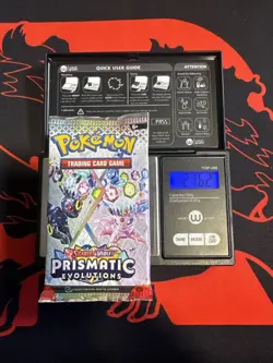 21.62g Heavy - Pokemon TCG S&V - Prismatic Evolution Booster Pack! Semi GOD U - Image 1