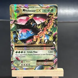 Pokemon M Mega Venusaur EX XY Base Set 2/146 Ultra Rare Holo English TCG 2014 - Image 1