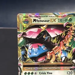 Pokemon M Mega Venusaur EX XY Base Set 2/146 Ultra Rare Holo English TCG 2014 - Image 3