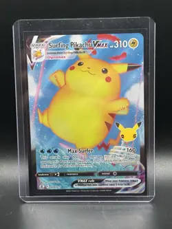 Surfing Pikachu VMAX 009/025 Celebrations Pokemon 2021 - Image 1