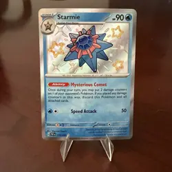 Pokemon TCG Starmie 119/091 Shiny Holo Rare Paldean Fates Baby Shiny - Image 1