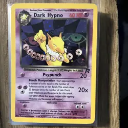 Pokemon TCG Dark Hypno Team Rocket Holo 9/82 - Image 1