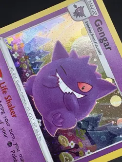 Pokemon Gengar Promo SWSH052 S&S Black Star Holo Rare - Image 3