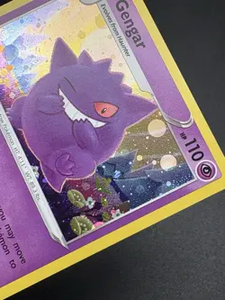 Pokemon Gengar Promo SWSH052 S&S Black Star Holo Rare - Image 4