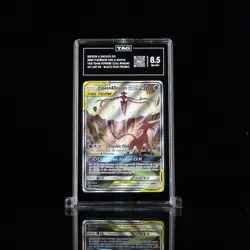 Pokemon Espeon & Deoxys GX SM240 Alternate Art Promo Tag Team TAG 8.5 - Image 1